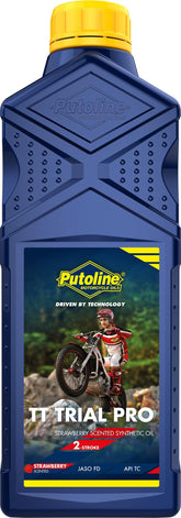 Putoline TT Trial Pro Synthetic 2 Stroke Oil Strawberry Scented - 1 Litre